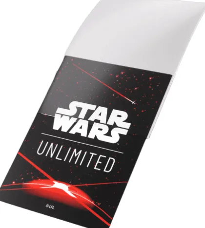 Gamegenic Star Wars: Unlimited - Double Sleeving Pack: Card Back Red (60 stuks)