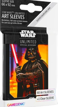 Gamegenic Star Wars: Unlimited - Double Sleeving Pack: Darth Vader (60 stuks)