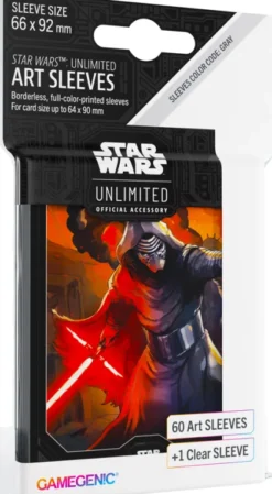 Gamegenic Star Wars: Unlimited - Art Sleeves: Kylo Ren (60 stuks)