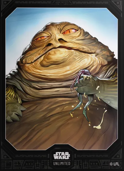 Gamegenic Star Wars Unlimited - Premium Art Sleeves: Jabba The Hutt (60 stuks)
