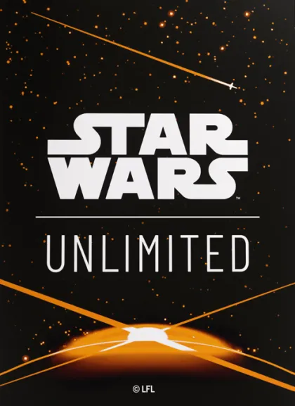 Gamegenic Star Wars: Unlimited - Art Sleeves: Card Back Orange (60 stuks)