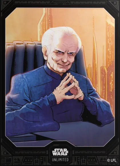 Gamegenic Star Wars: Unlimited - Premium Art Sleeves: Chancellor Palpatine (60 stuks)
