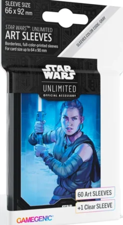 Gamegenic Star Wars: Unlimited - Art Sleeves: Rey (60 stuks)