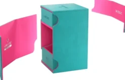 Gamegenic - Watchtower 100+ XL Convertible Deckbox: Teal/Pink