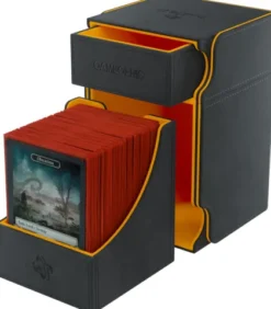 Gamegenic - Watchtower 100+ XL Convertible Deckbox: Black/Orange