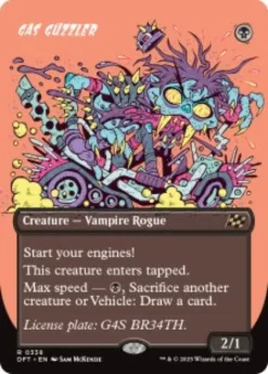 Gas Guzzler (#338) (foil) (borderless) - Aetherdrift Varianten