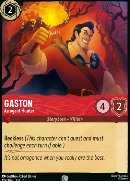 Gaston, Arrogant Hunter (foil) - Fabled