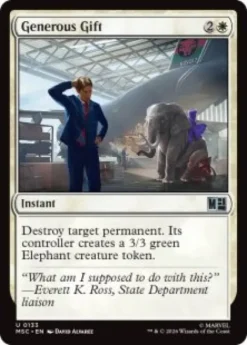 Generous Gift (surge foil) - Marvel Super Heroes Commander