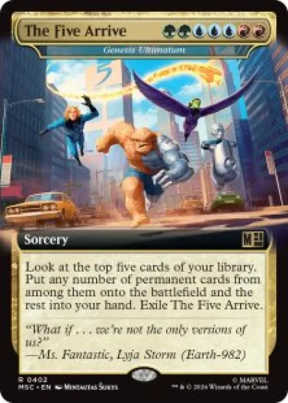 Genesis Ultimatum (extended art) - Marvel Super Heroes Commander Varianten