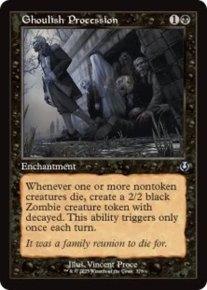 Ghoulish Procession (foil) (showcase) - Innistrad Remastered Varianten