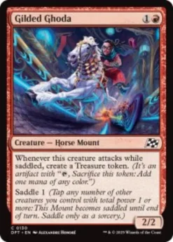 Gilded Ghoda (foil) - Aetherdrift