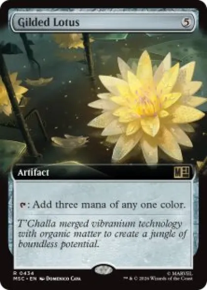 Gilded Lotus (extended art) - Marvel Super Heroes Commander Varianten