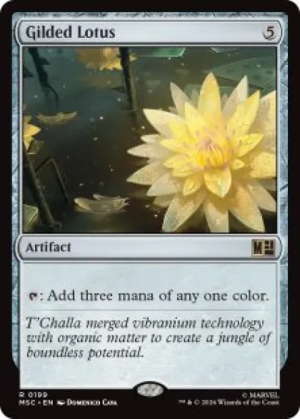 Gilded Lotus (surge foil) - Marvel Super Heroes Commander