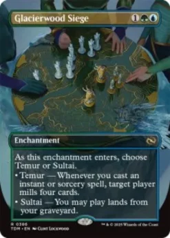 Glacierwood Siege (borderless) - Tarkir: Dragonstorm Varianten