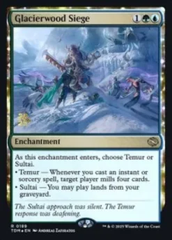 Glacierwood Siege (foil) - Tarkir: Dragonstorm Prerelease Promo's