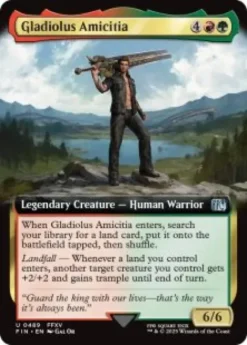 Gladiolus Amicitia (#489) (foil) (extended art) - Final Fantasy Varianten