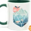 Glassstaff - Mug & Dice Gift Set: A D20 Scene