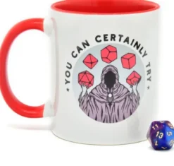 Glassstaff - Mug & Dice Gift Set: You Can Certainly Try