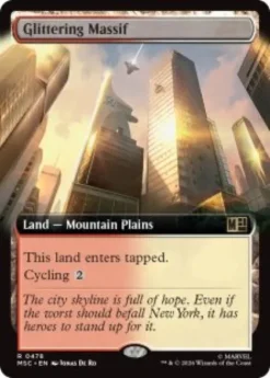 Glittering Massif (extended art) - Marvel Super Heroes Commander Varianten