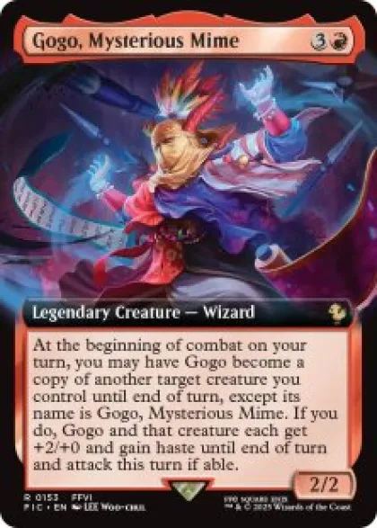 Gogo, Mysterious Mime (extended art) - Final Fantasy Commander Varianten
