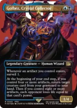 Golbez, Crystal Collector (#540) (surge foil) (borderless) - Final Fantasy Varianten