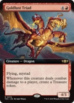 Goldlust Triad (extended art) - Tarkir: Dragonstorm Commander Varianten
