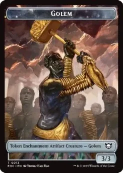 Golem token (#13) (3/3) - Edge of Eternities Commander
