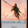 Golem token (#15) (foil) (3/3) - Aetherdrift Commander