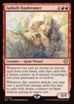 Goliath Daydreamer (foil) - Lorwyn Eclipsed Planeswalker Stamped