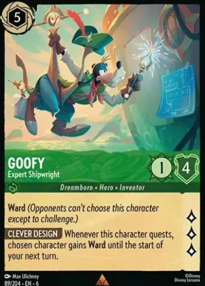 Goofy, Expert Shipwright (foil) - Azurite Sea
