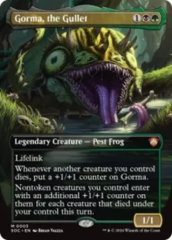 Gorma, the Gullet (foil) (borderless) - Secrets of Strixhaven Commander