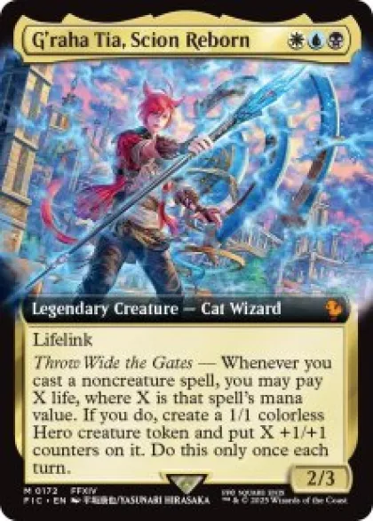 G'raha Tia, Scion Reborn (#172) (extended art) - Final Fantasy Commander Varianten