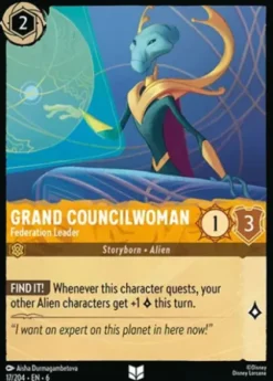 Grand Councilwoman, Federation Leader (foil) - Azurite Sea