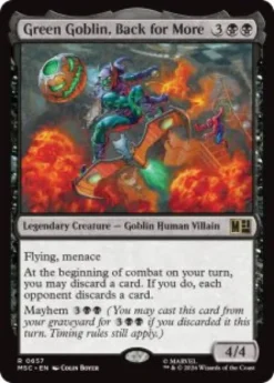 Green Goblin, Back for More (foil) - Marvel Super Heroes Commander