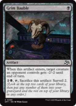 Grim Bauble (foil) - Aetherdrift