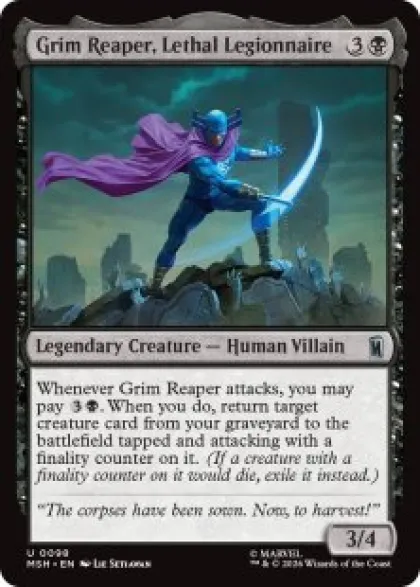 Grim Reaper, Lethal Legionnaire - Marvel Super Heroes