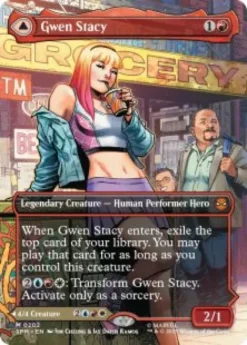 Gwen Stacy (#202) (borderless) - Marvel's Spider-Man Varianten