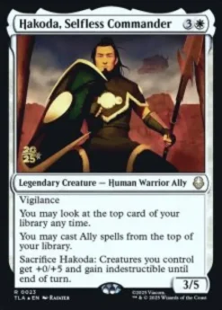 Hakoda, Selfless Commander (foil) - Avatar: The Last Airbender Prerelease Promo's