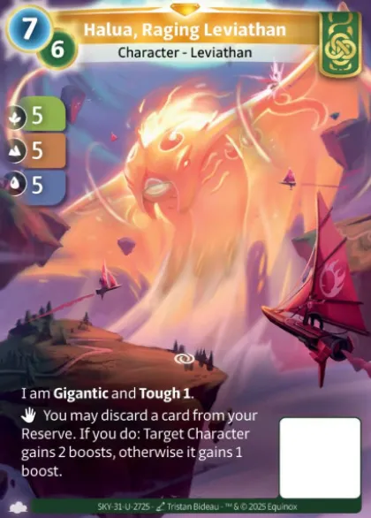 Halua, Raging Leviathan (U-2725) - skybound unique