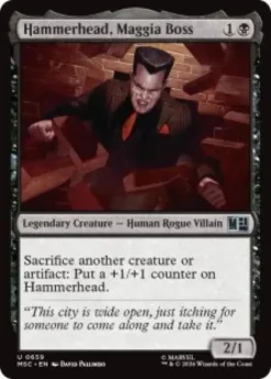 Hammerhead, Maggia Boss (foil) - Marvel Super Heroes Commander