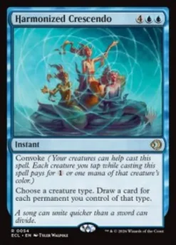 Harmonized Crescendo (foil) - Lorwyn Eclipsed Planeswalker Stamped