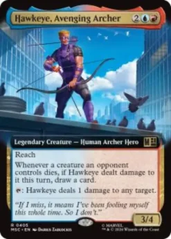 Hawkeye, Avenging Archer (extended art) - Marvel Super Heroes Commander Varianten