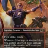 Hawkeye, Trick Shot (foil) (borderless) - Marvel Super Heroes Commander Varianten