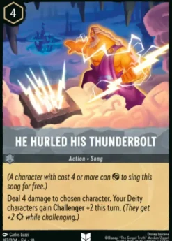 He Hurled His Thunderbolt (foil) - Whispers