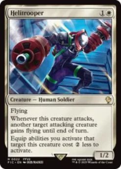 Helitrooper (surge foil) - Final Fantasy Commander