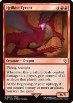 Hellkite Tyrant (surge foil) - Final Fantasy Commander