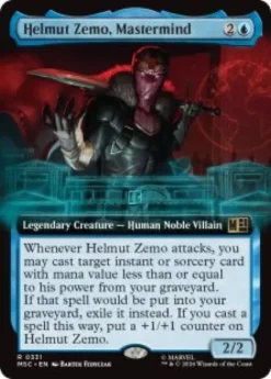 Helmut Zemo, Mastermind (extended art) - Marvel Super Heroes Commander Varianten