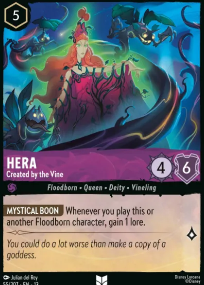 Hera, Created by the Vine (foil) - Attack of the Vine