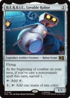 H.E.R.B.I.E., Lovable Robot - Marvel Super Heroes Commander