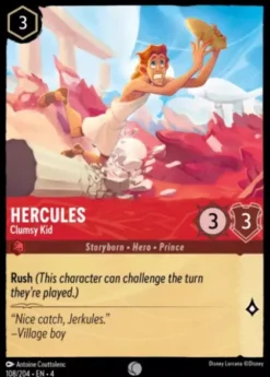 Hercules, Clumsy Kid (foil) - Ursula's Return